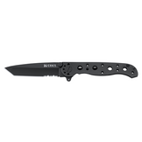 Columbia River - M16 Stainless - Tanto, Combination Edge, Black Handle, Black Oxide Blade, Framelock