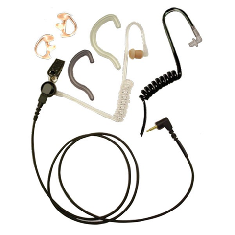 Acoustic Tube Earpiece With Palm Mic