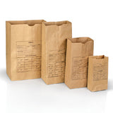 PAPER BAGS, STYLE 4  (100)