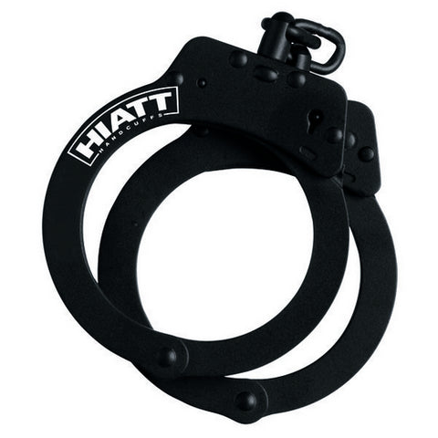 Cuff  Oversized Steel Chain Handcuffs   Black