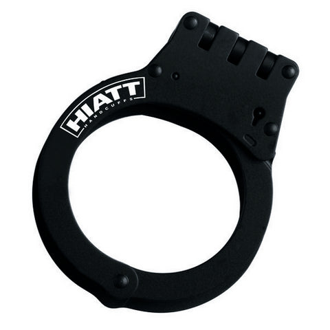 Cuff  Oversized Steloy Hinge Handcuff   Black