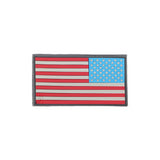 Reverse USA Flag Patch Small