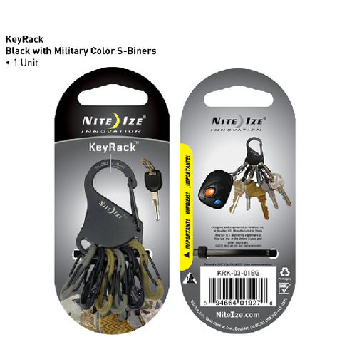 Key Rack Black w-Military SBP0