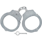 700CN Chain Handcuff Nickel (10Pk)