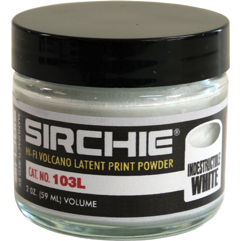 Sirchie - Volcano Latent Print Powder, White 2oz.