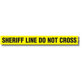 Sirchie - Barrier Tape: 3" x 1000' SHERIFF LINE- DO NOT CROSS