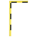 Sirchie - Photographic Folding Scale, yellow, 1.5" wide metric