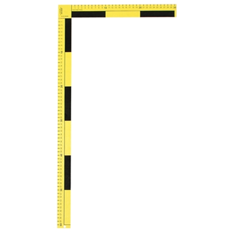 Sirchie - Photographic Folding Scale, yellow, 1.5" wide metric