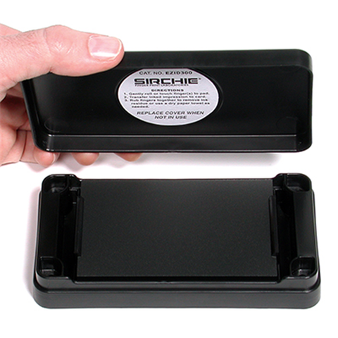 Sirchie - PrintMatic™ Impeccable Ceramic Rectangular Fingerprint Pad, 2 1-4" x 4"