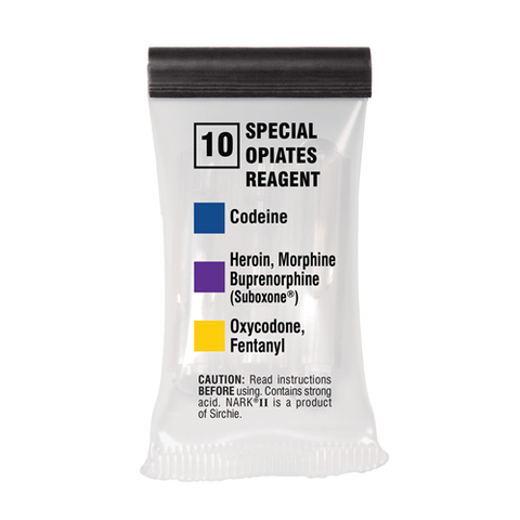 Sirchie - NARKII™ Test 10-Special Opiates Reagent (Mecke)- Box of 10