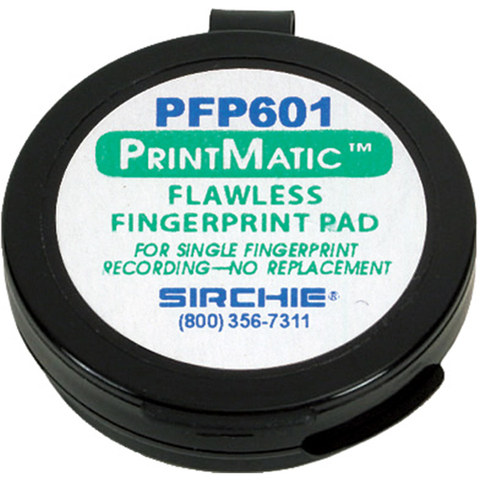 Sirchie - PrintMatic™ Flawless Ink Pad, 1-5-8" diameter