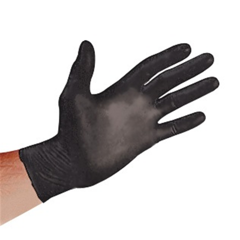 Sirchie - Black Nitrile Powder-free ONYX gloves, XL, 100ea.