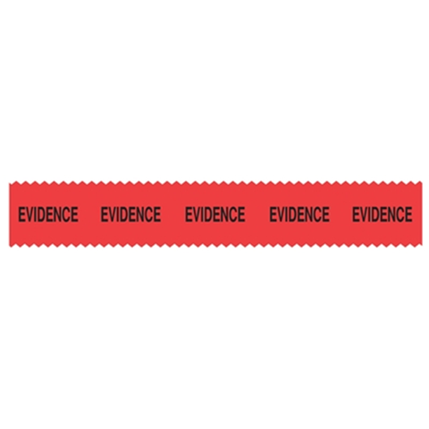 Sirchie - SIRCHMARK™ Evidence Integrity Tape Red w- Black "Evidence" 108'