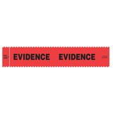 Sirchie - SIRCHMARK™ Evidence Integrity Strips Red w- Black "Evidence" 1-3-8" x 7"  100-box