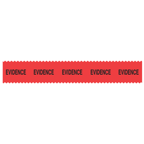 Sirchie - SIRCHMARK™ Evidence Integrity Tape Red w- Black "Evidence" 54'