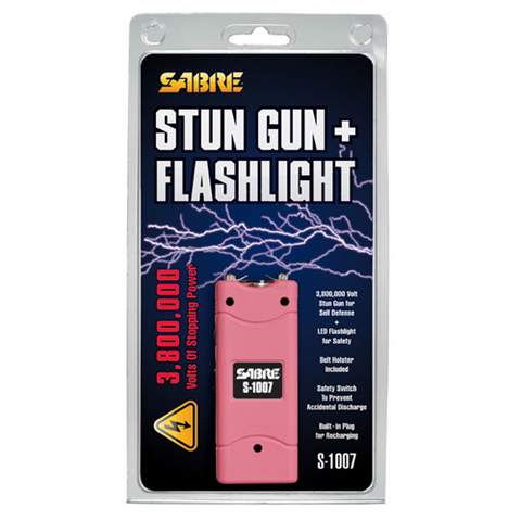SABRE - 3.8 Million Volt Stun Gun Pink