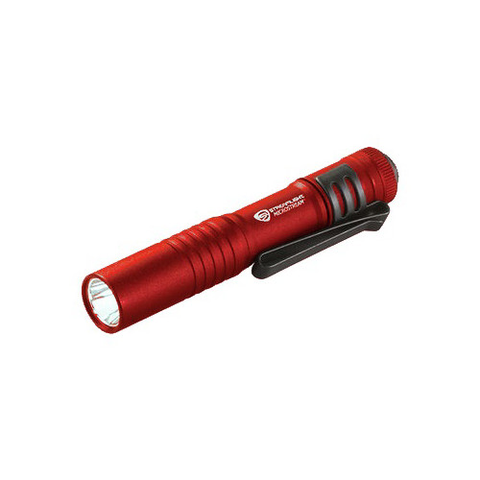 MicroStream with alkaline battery. Clam packaged - Red