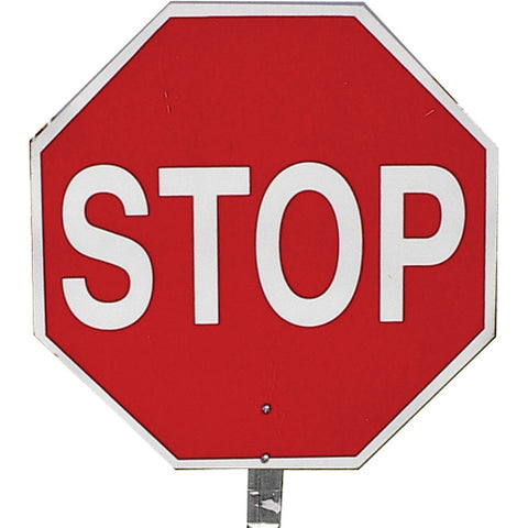 14" PADDLE SIGN - STOP-STOP