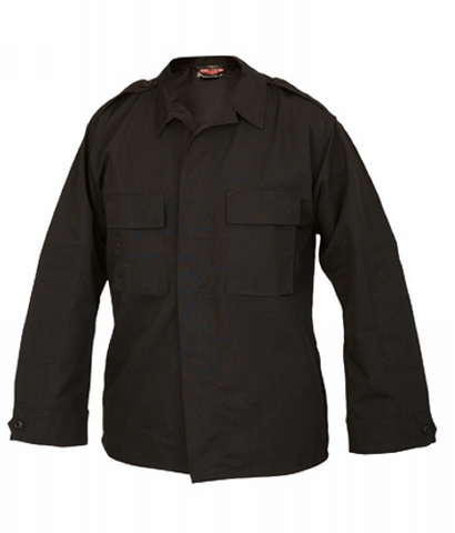 Tru-Spec Long-Sleeve Tactical Shirt Poly-Cotton Twill Dark Navy L-Long