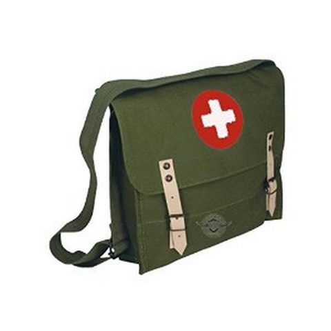 Olive Drab German Style Medical Shoulder Bag