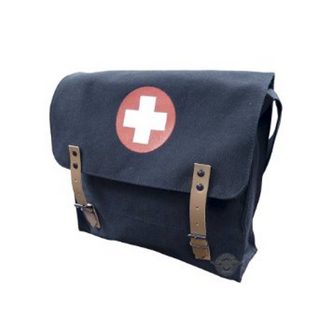 Black German Style Medical Shoulder Bag