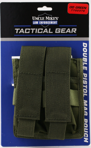 UNCLE MIKE'S TACTICAL - DOUBLE PISTOL MAG POUCH