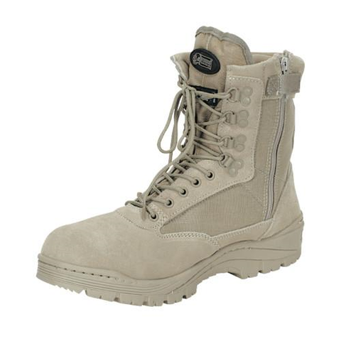 9" Tactical Boots with Zipper