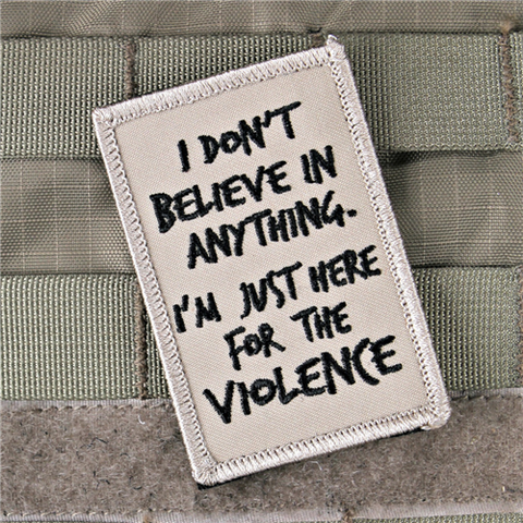 Here for the Violence Morale Patch -Brown