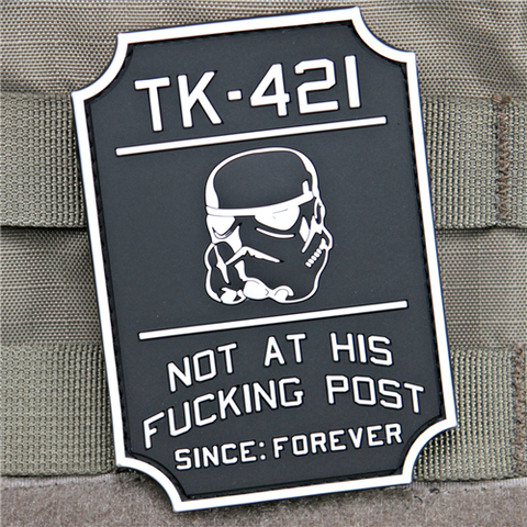 TK-421 Star Wars Morale Patch GITD