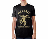 Fireball Whiskey Logo Gold T-Shirt