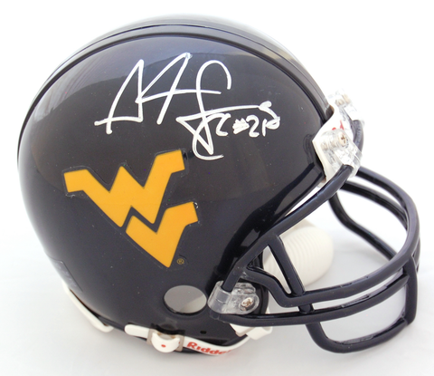 Adam Pacman Jones West Virginia Mountaineers Autographed Mini Helmet