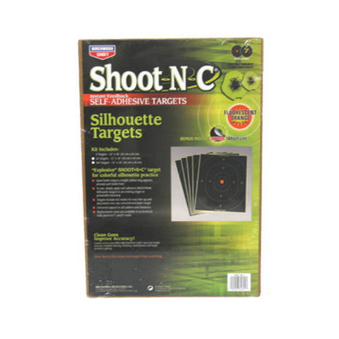 SO-5 Shoot-N-C 12"x18" Silh 5 Pk
