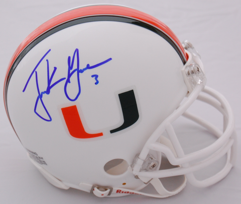 Frank Gore Miami Hurricanes Autographed Mini Helmet