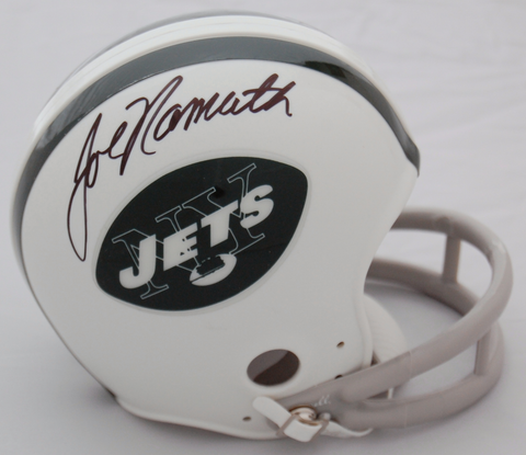 Joe Namath New York Jets Autographed Mini Helmet