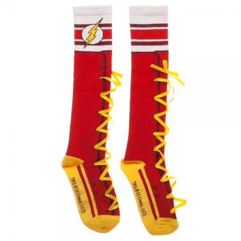 Flash Lace-Up Knee High Socks
