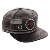 First Order BB Unit Big Face Embroidered Faux Leather Snapback