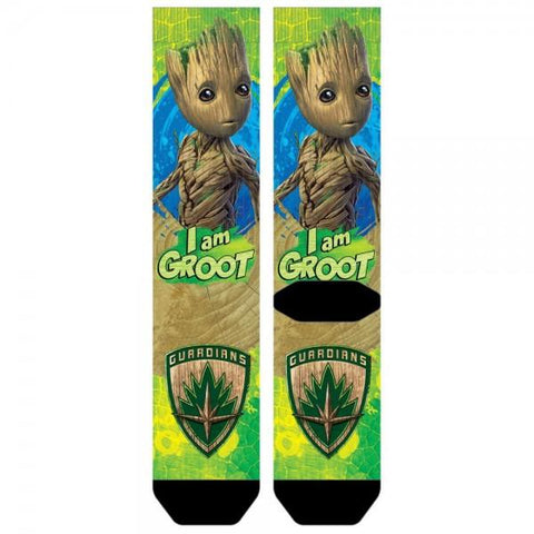 Guardians of the Galaxy Groot Sublimated Crew Socks