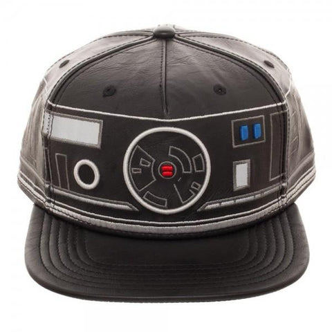First Order BB Unit Big Face Embroidered Faux Leather Snapback