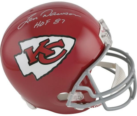 Len Dawson Kansas City Chiefs Autographed Full Size Replica Helmet
