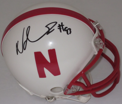 Ndamukong Suh Nebraska Cornhuskers Autographed Mini Helmet