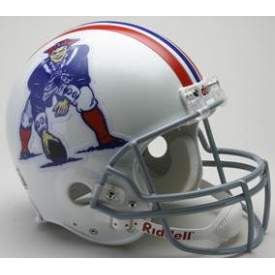 New England Patriots 1965 to 1981 TK Throwback Football Helmet