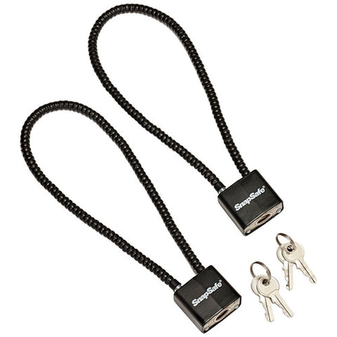 SNAPSAFE LOCK BOX CABLE W/PADLOCK (2PACK)