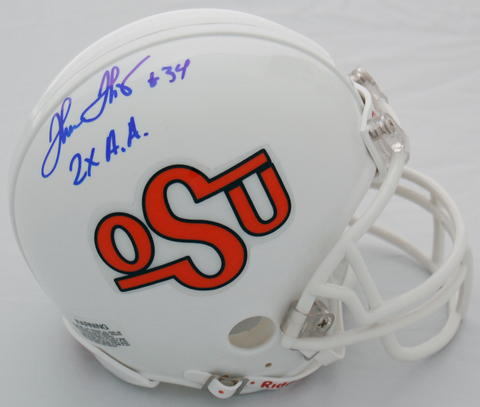 Thurman Thomas Oklahoma State Cowboys Autographed Mini Helmet