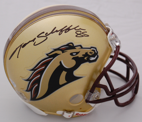 Tony Scheffler Western Michigan Broncos Autographed Replica Mini Helmet