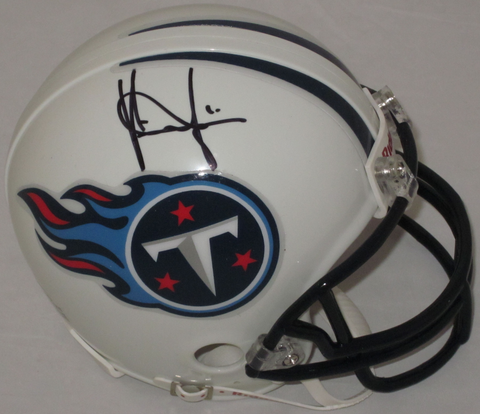 Vince Young Tennessee Titans Autographed Mini Helmet
